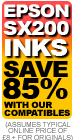 Epson SX-200 Ink- Savings of 85% when you use Disk Depot