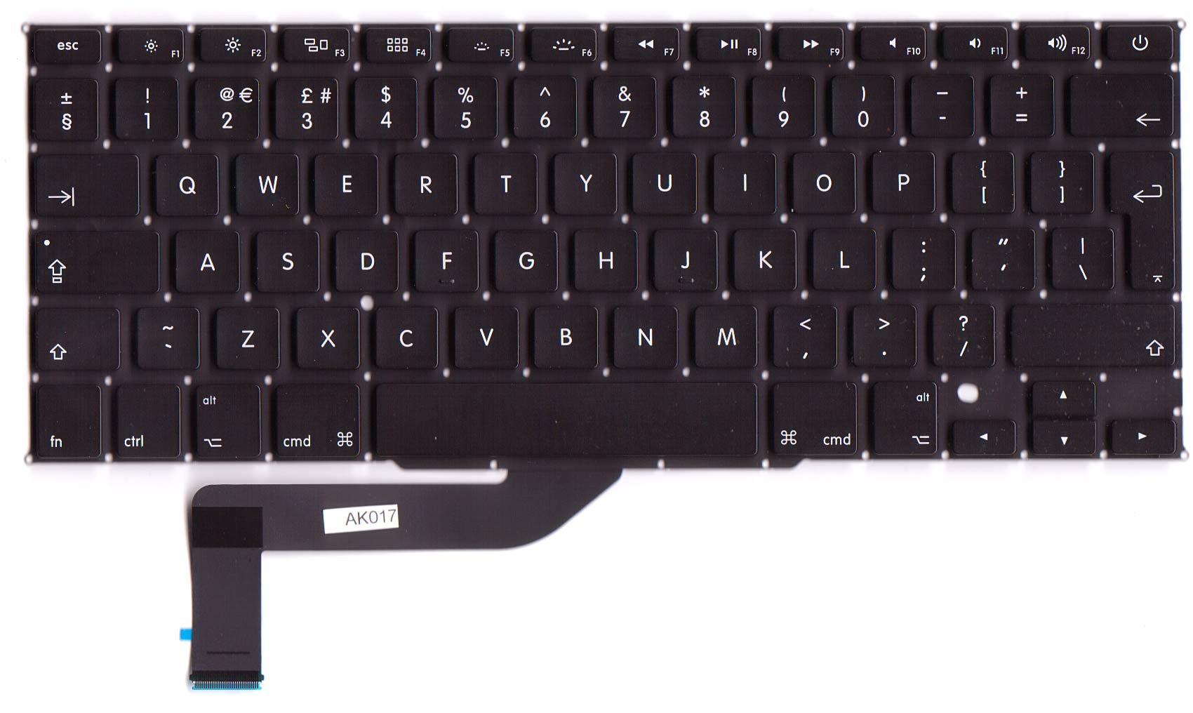 us keyboard layout macbook pro