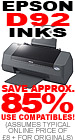 Epson D-92 Ink- Real savings of around 85% when you use Disk Depot