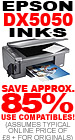 Epson DX-5050 Ink- Save around 85% if you use Disk Depot