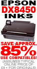 Epson DX-8450 Ink- Savings of 85% when you use Disk Depot